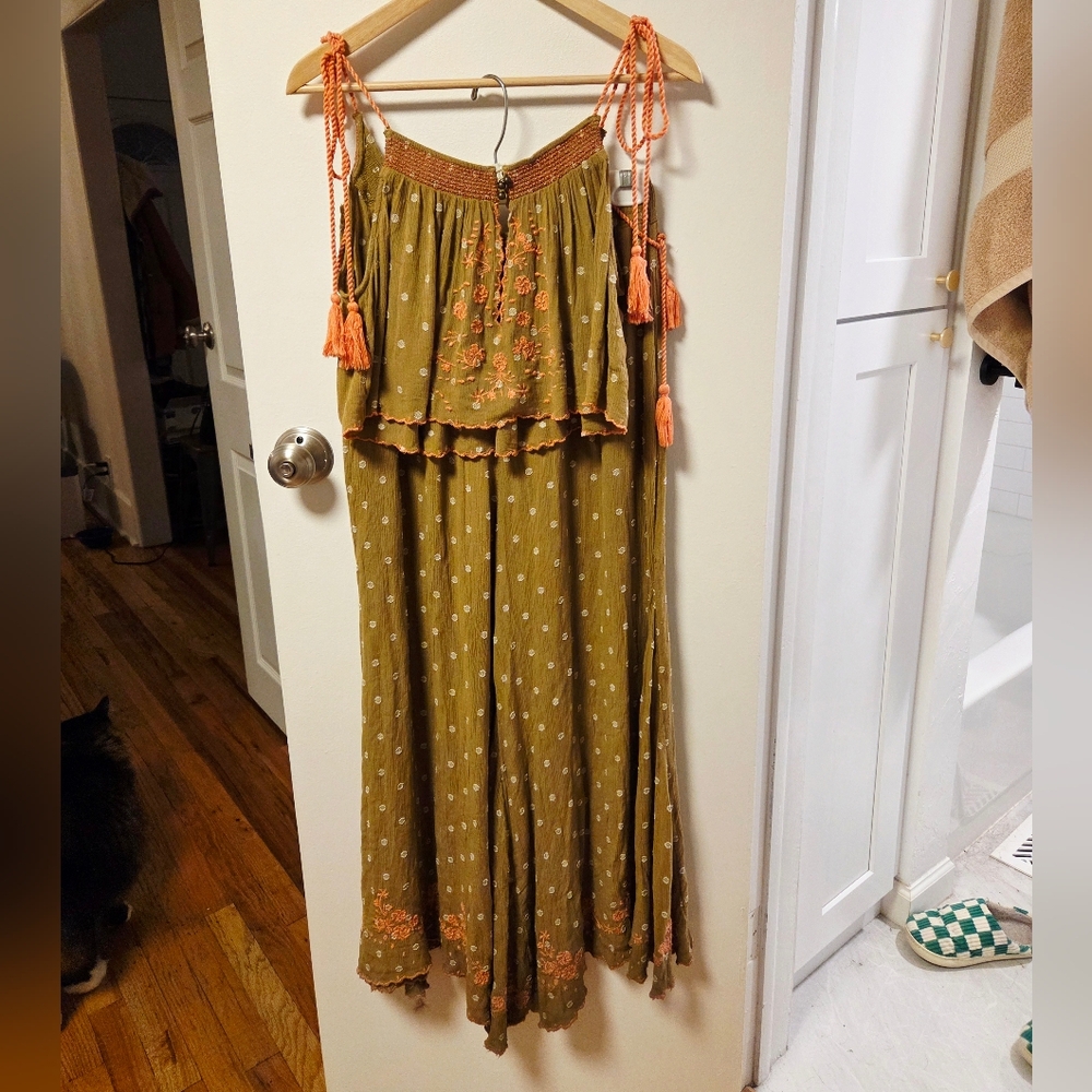 Free People 2 Piece Pant Set